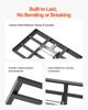 10x17in Lawn Leveling Rake 78 In Adjustable Handle for Yard Golf Court