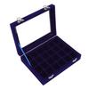 24 Grid Earring Storage Box Fashion Jewelry Display Tray with Transparent Lid for Stud Earrings