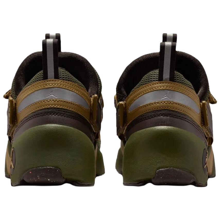 Air Jordan Trunner LX Brown Kelp Damen-Sneaker Grün Cargo-Khaki Samt-Braun IO4190300