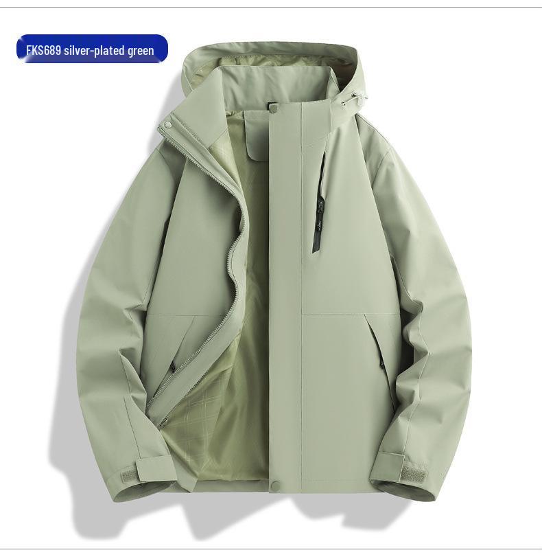 Men's Windproof Spring & Autumn Jacket - Youthful & Dad Style Outdoor Thin Sportswear for Mountaineering