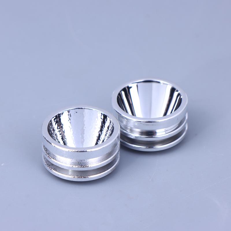 1 Pcs S5 20Mm Smooth Reflector Flashlight Reflective Cup Reflector Bow Smooth Orange Peel Led Hole 7Mm