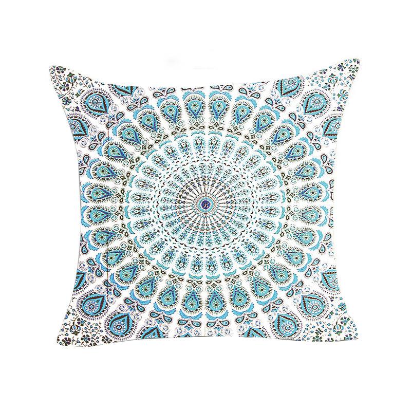 Mandala Series Linen Pillowcase Cushion Cover