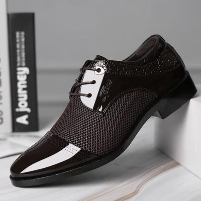 Men's Shoes New Leather Shoes Men's Business Dress Shoes Men's Casual Shoes Versatile Wedding Shoes