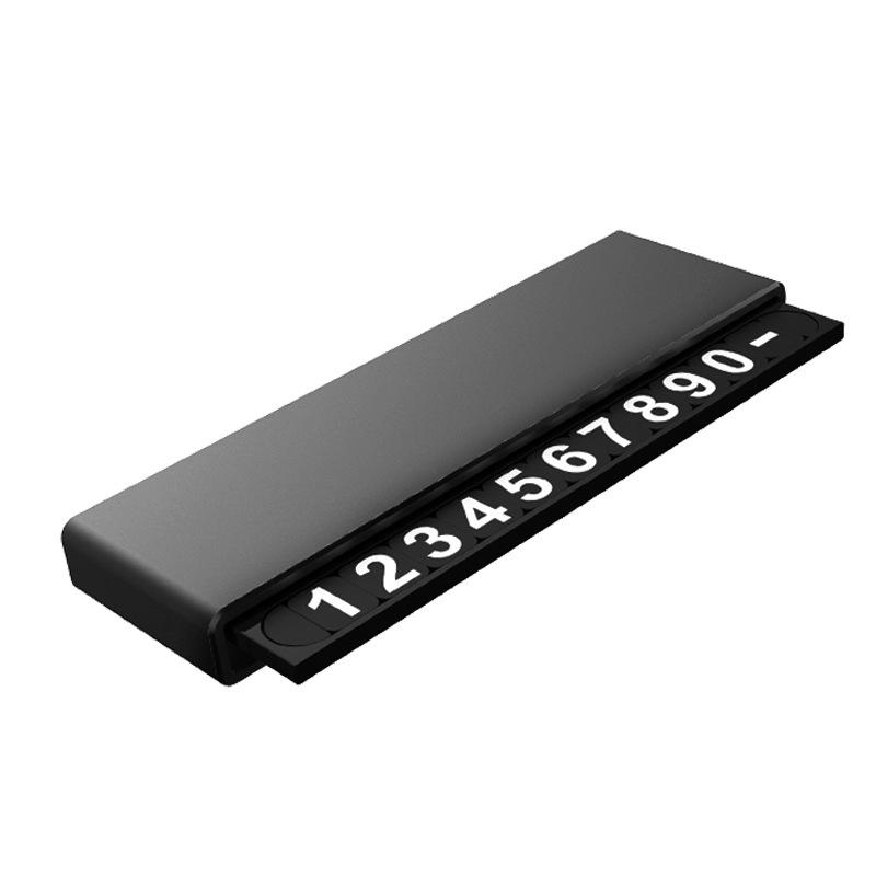 Car Contact Info Sign: Customizable Metal Plate for Temporary Parking and Phone Number Display
