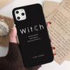 Witch and Cat Colorful Cute Phone Case for iPhone 11 12 13 Pro XS MAX 8 7 6 6S Plus X 5S SE 2020 XR Cover