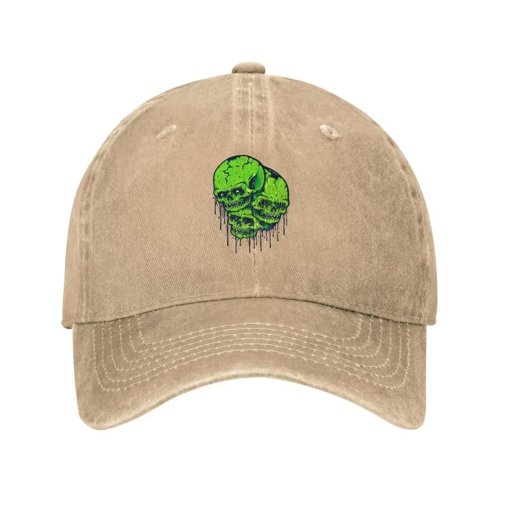 Family Zombie Skull Baseball Cap for Men Women Vintage Trucker Hat Golf Hats Dad Caps