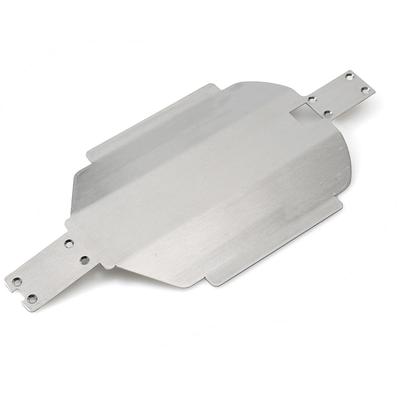 1PC MJX Hyper  16207 16208 16209 16210 H16 Stainless Steel Skid Plate Chassis Armor Gearbox Protector 1/16 RC Car Upgrade Parts