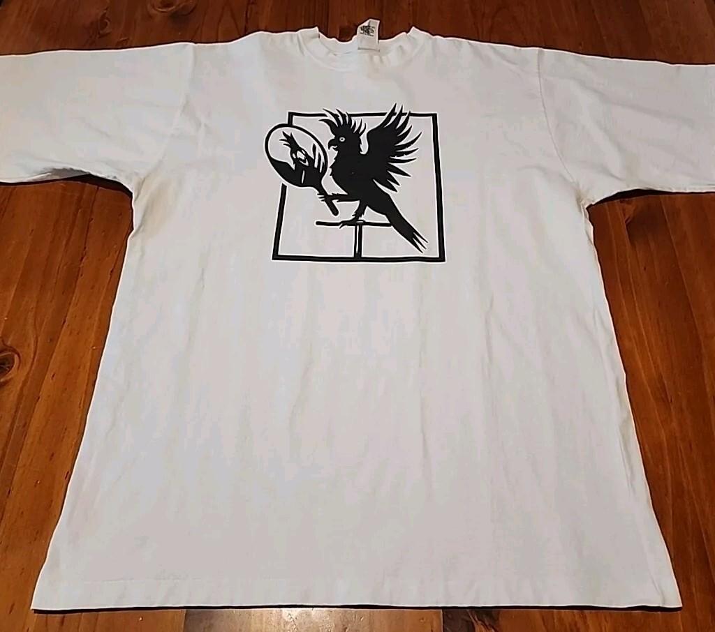 Vintage Single Stitch Tee XL 90s Allen And Unwin Book Publishers Birds Australia