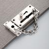 Silver Security Door Chain Anti-thief Stainless Steel Strong Apartment And Hotel Door For Cabinet For Residential