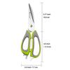 Multifunction Kitchen Cutter Knife Shears Scissors Heavy Duty 8 Features