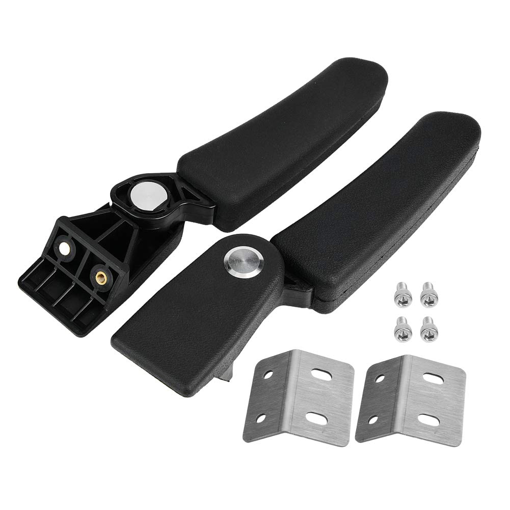 Motorcycle Armrest, Rear Armrest, Adjustable and Foldable, 90°, for Box-Type Rear Seats