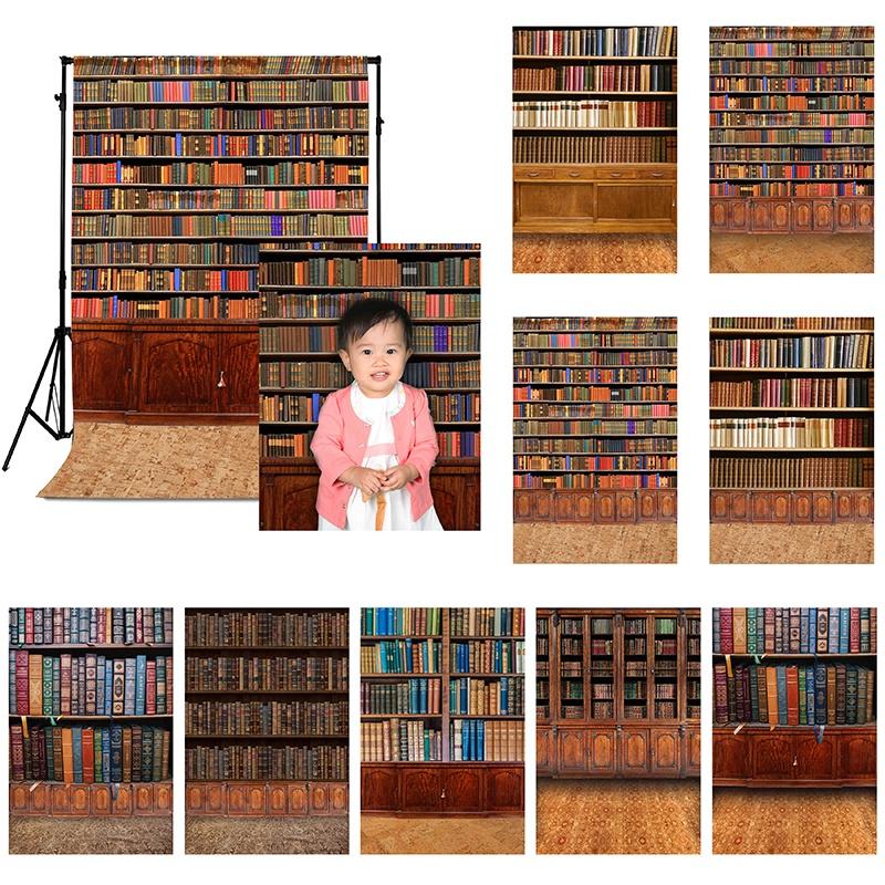 Półka na książki z okazji ukończenia szkoły Motyw ściany z książkami Fotografia Tło Tkanina Zdjęcia artystyczne Zdjęcia z ukończenia studiów Studenckie materiały fotograficzne