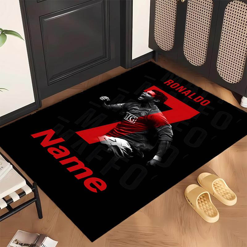 CR7 (5) Personalisierter Name Büro Teppich Stilvolle Dekoration für Wohnzimmer Schlafzimmer Küche