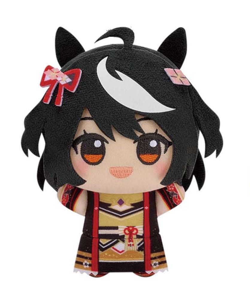 

Uma Musume Pretty Derby Chibi Gurumi 1 Plush Toy 11cm Vol. (Official) Approx. (Kitasan Black)