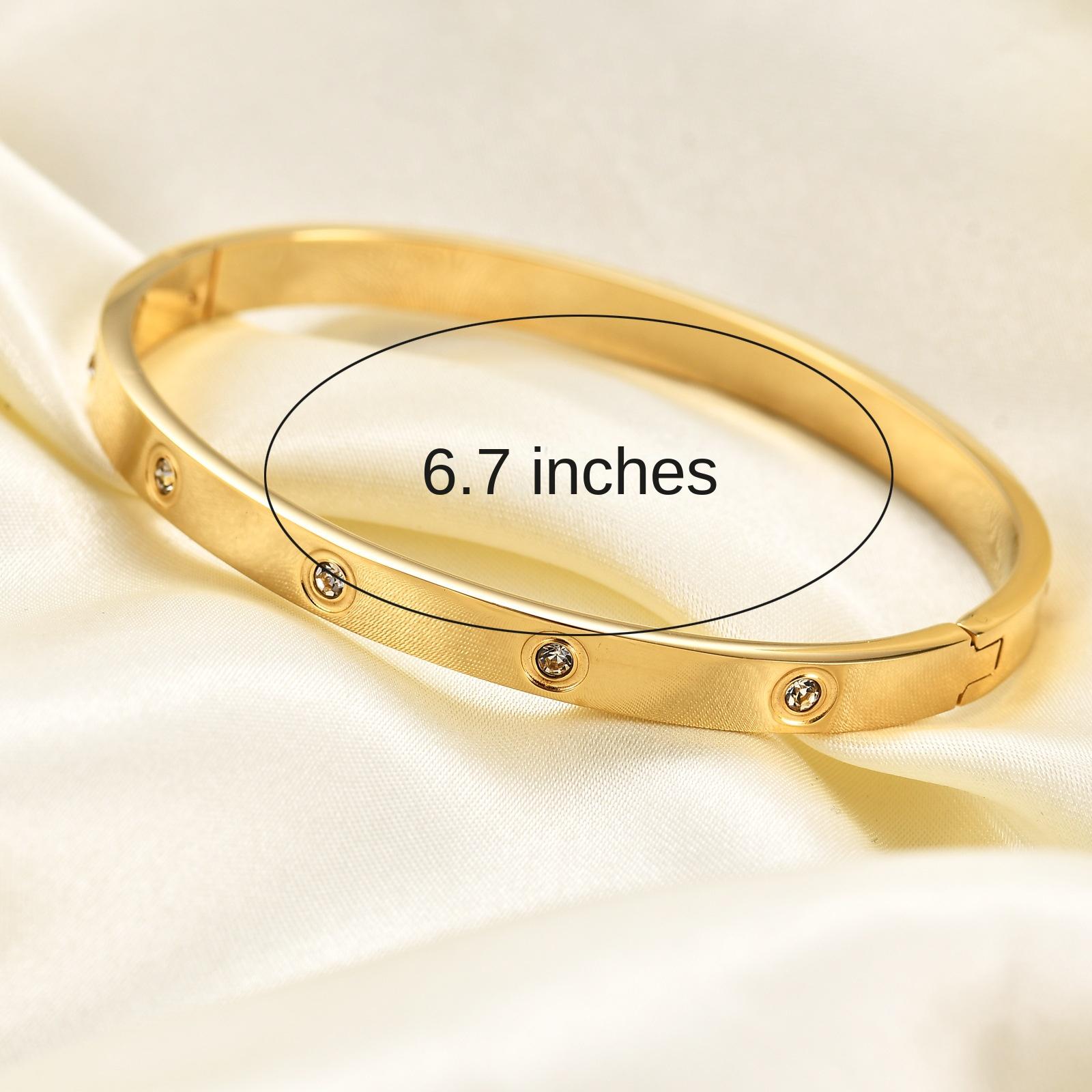 

Модный простой многодюймовый циркон с полным бриллиантом, байонетный браслет, женский браслет для пар