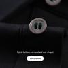 Men's 100% Cotton Long-Sleeve Business Casual Polo Shirt
