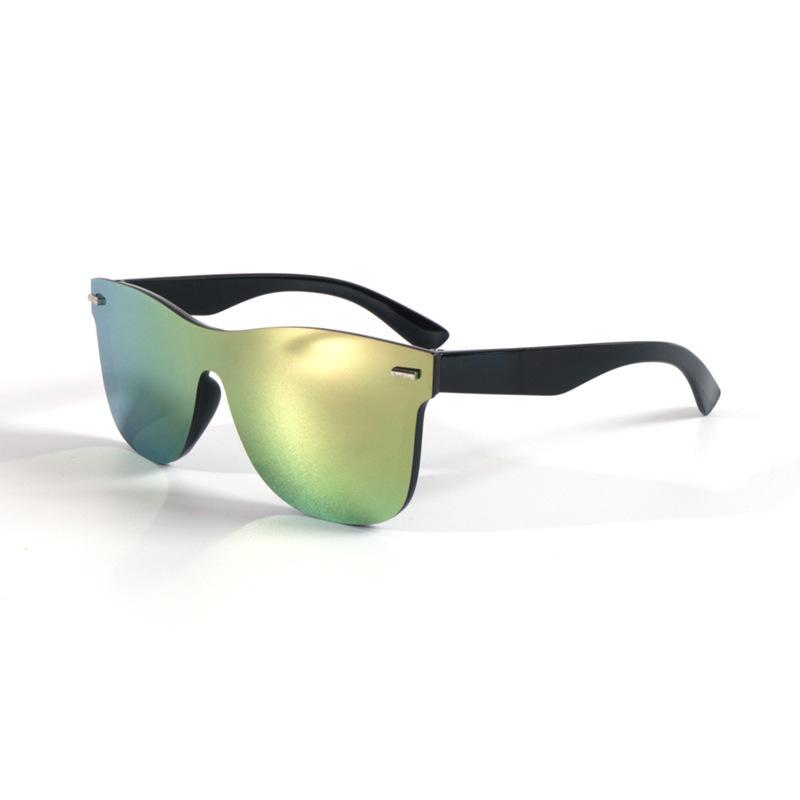 Colored lenses, unisex sunglasses, trendy brand, street sports sunglasses, outdoor sunscreen glasses