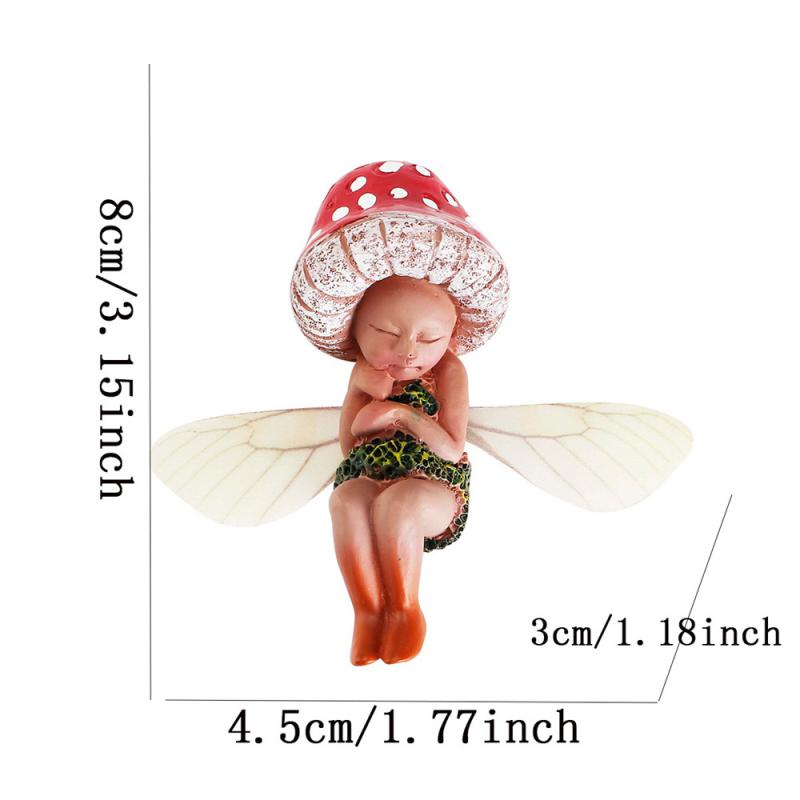 Resin Crafts Exquisite Decorations Hand-painted Fantasy Theme Decorations Popular Decoration Fantasy Decoration Elf