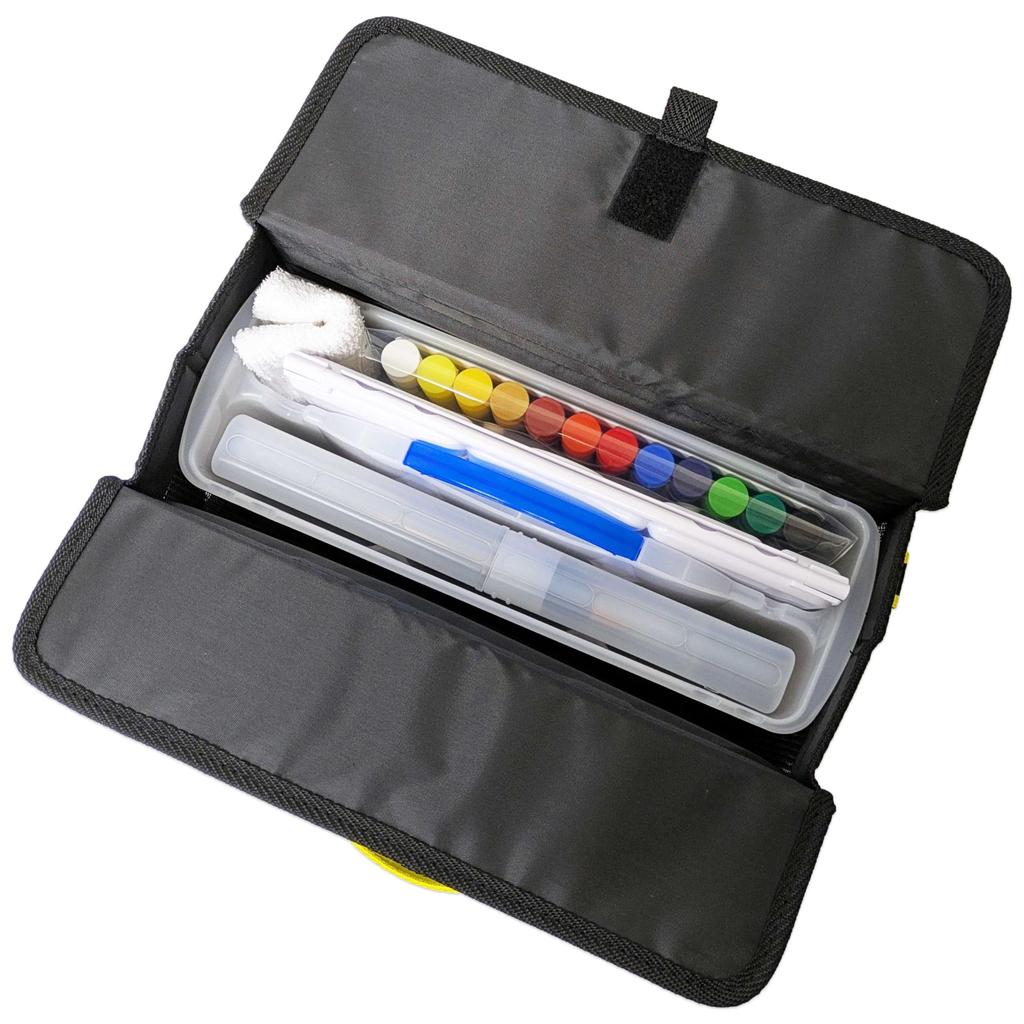 Zestaw materiałów plastycznych Get Going dla szkoły podstawowej Farby podstawowe Sportowi uczniowie, Farby, Akwarele, Unisex, Szkoła, Zestaw, Sakura,