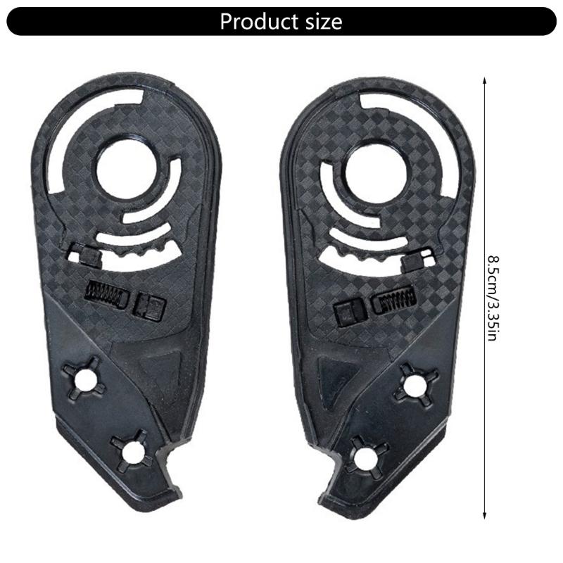 Helmets Visors Shield Gear Base Plate Set for Motorbike Helmets Repair Part Visors Base Plate