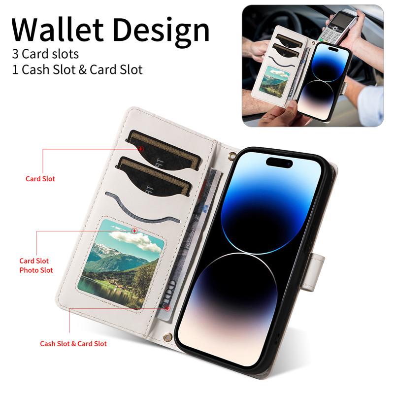 Lanyard Leder Geldbörse Karten Handyhülle für Google Pixel 9 Pro XL 9A 8 8A 7 7A 6A Pixel9 Pixel8 Pixel7 Umhängetasche Klapphülle