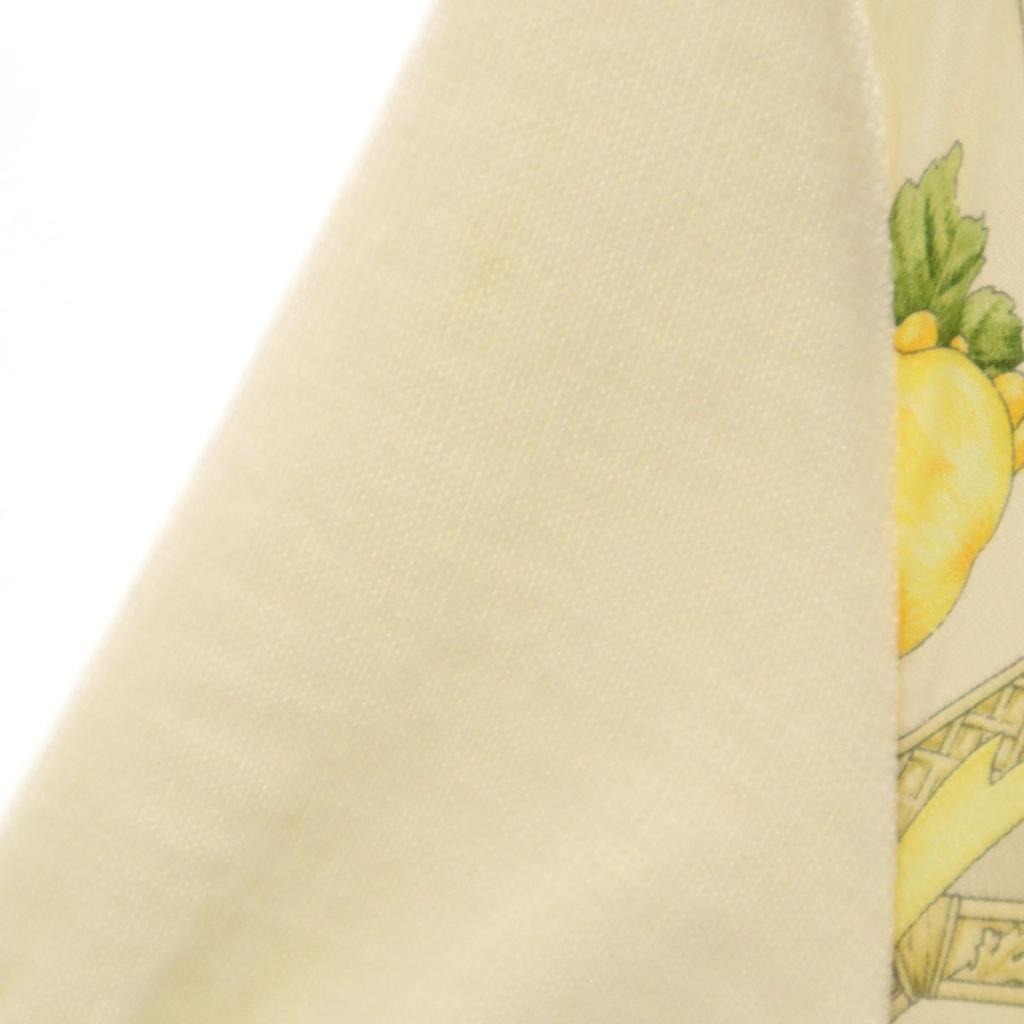 Salvatore Ferragamo 90s Made in Italy Old Floral pattern switching Short sleeve knit Women Used