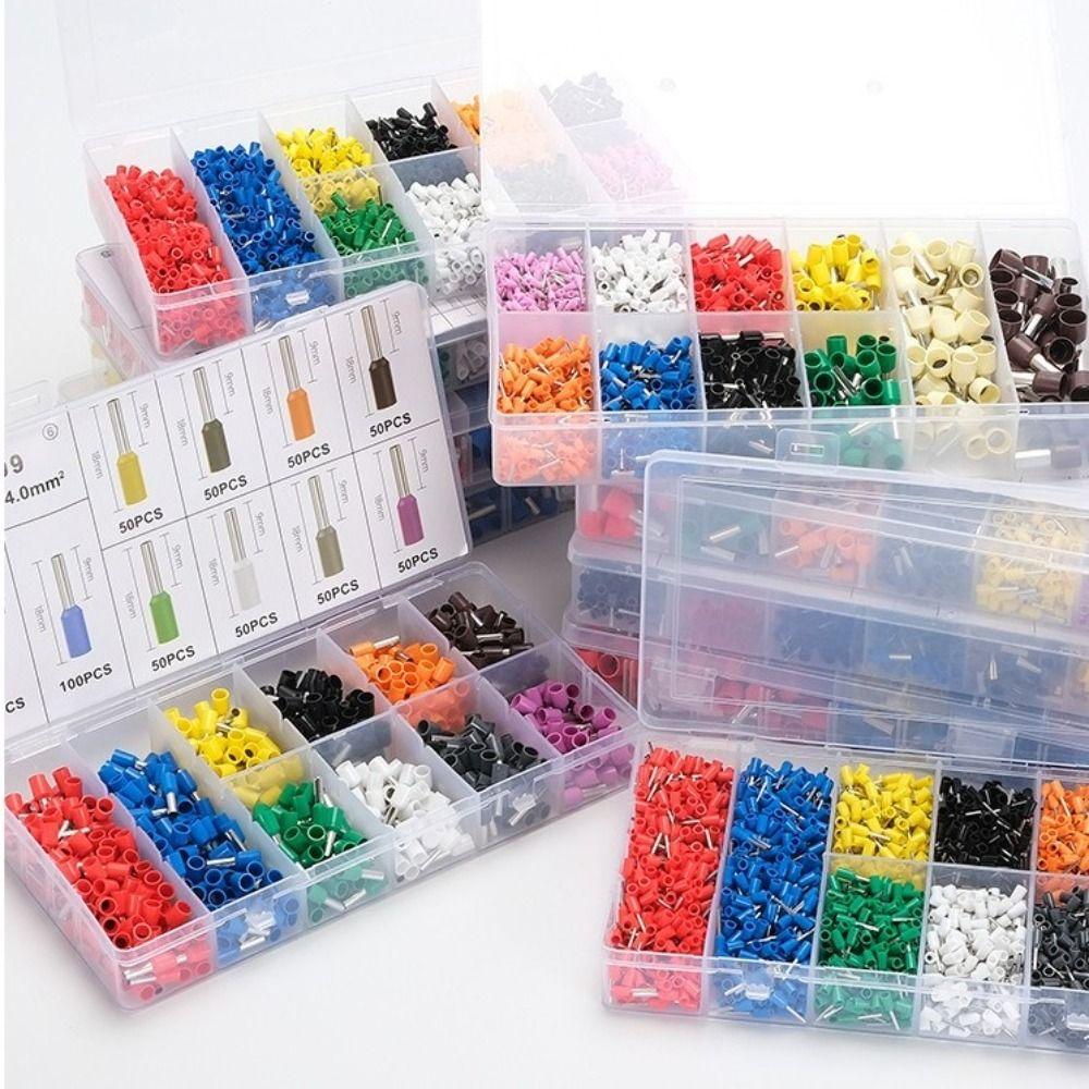 Assorted Size Cable End Crimps Ferrule Insulated Wire Ends Terminals Ferrule Crimping