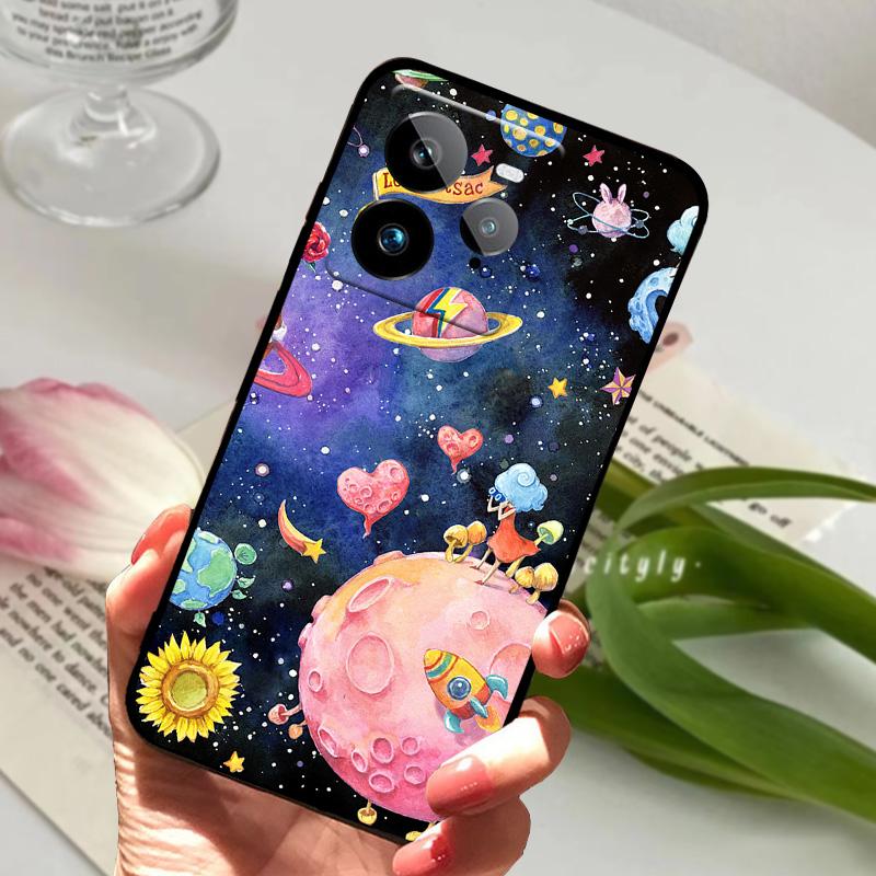 Pour Realme GT 7 Pro Coque GT7 Pro Animal Mignon Anti-choc TPU Silicone Housse de Téléphone Pour OPPO REALME GT 7Pro Pare-chocs RMX5010 Fundas