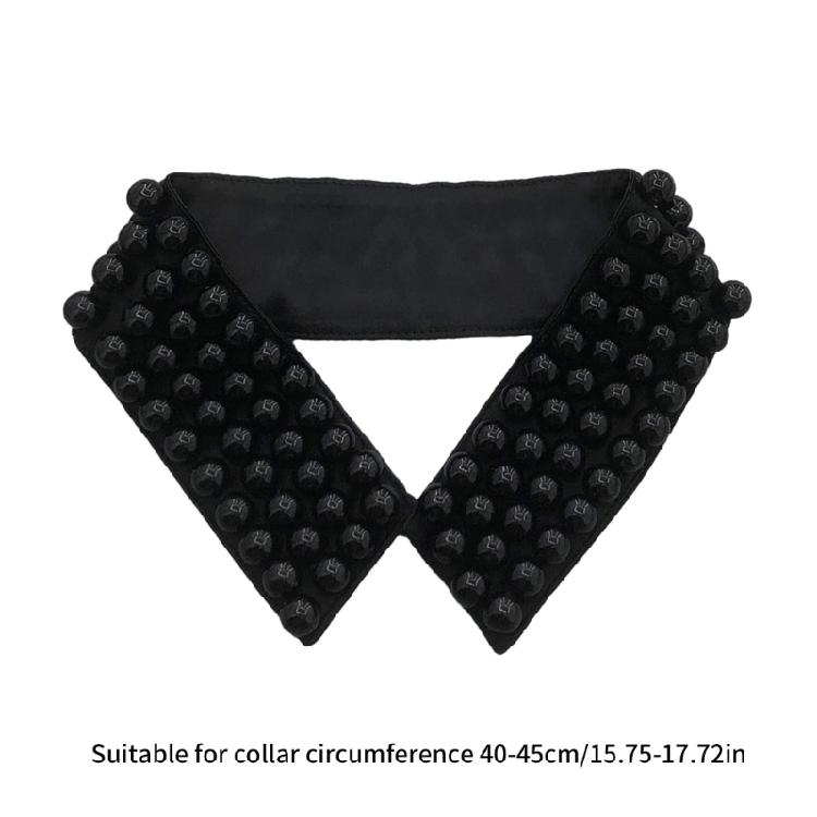 Sweet Small Pointed Lapel False Collar Woman Applique Neckline for Formal Suit