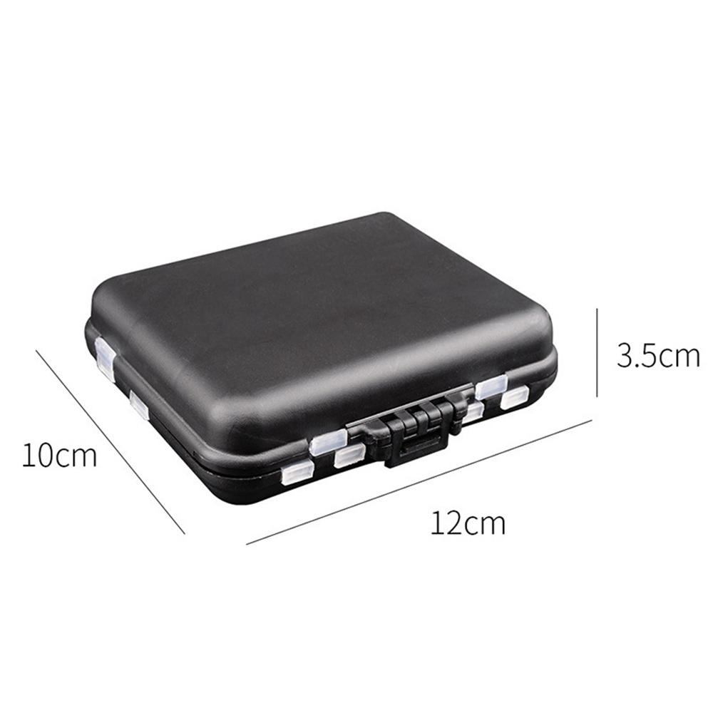 1 Piece 12x10x3.5cm Mini Storage Case Flying Fishing Tackle Box ABS Material New