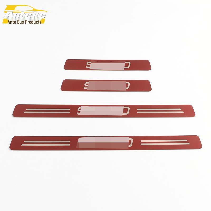 Ankai Stainless Steel Welcome Pedal for 2020 S60 - Anti-Scratch Decorative Threshold Strip