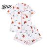 Women Button-up Pajama Set Women's Halloween Pajamas Sets 2 Piece Ghost Pumpkin Print Shirts Loose