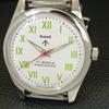 VINTAGE HMT HAND-WINDING INDIAN MENS WHITE COLOR DIAL WATCH a441035-4