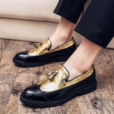 Trendy New Styles Office Shoesfor Men Casual  Breathable Leather Loafers  Slip On  Versatile and Comfortable Party Tassel Shoes