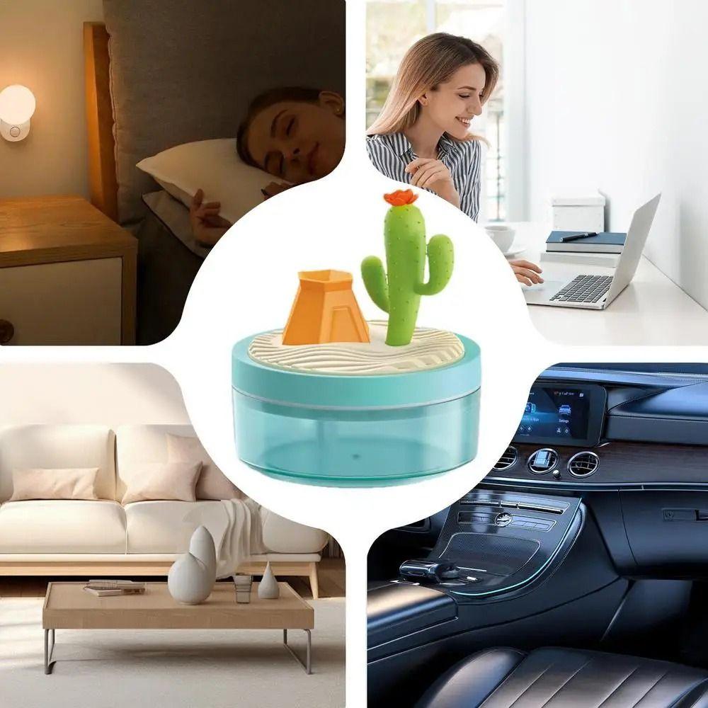 Creative Landscape Humidifier Cartoon Car Mist Maker Gift Cute Car Purifier  Home Decoration