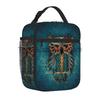 Owl Funny Lunch Bag Women Portable Lunch Box Insulated Cooler Reusable Bento Container Waterproof for Work School Travel Picnic