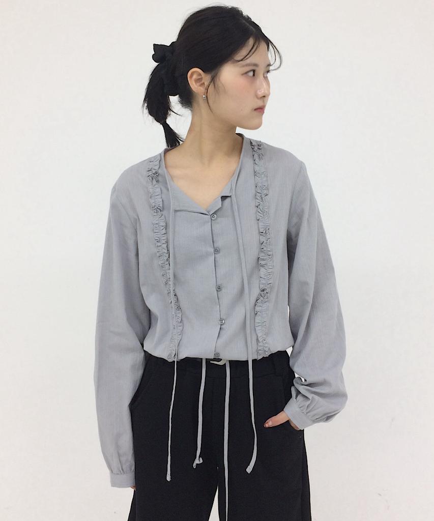 APOEM Ruffle Blouse (3C)