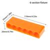 18650Battery Pack Fixture For Spot Welder Single Row Double Sided Spot Welding Plastic Fixed Fixture Battery Pack Soldering Tool