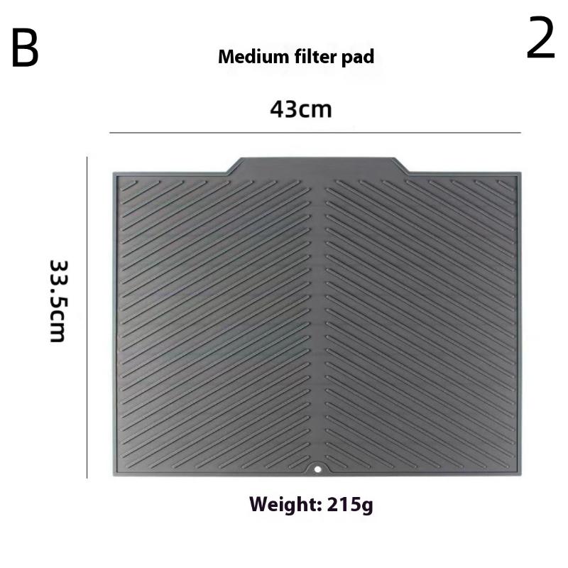 Silicone Drain Pad With Hole Drying Mat Pots Dish Drain Mat For Kitchen Tableware Non-slip Mats Anti-scald Coaster Kitchen