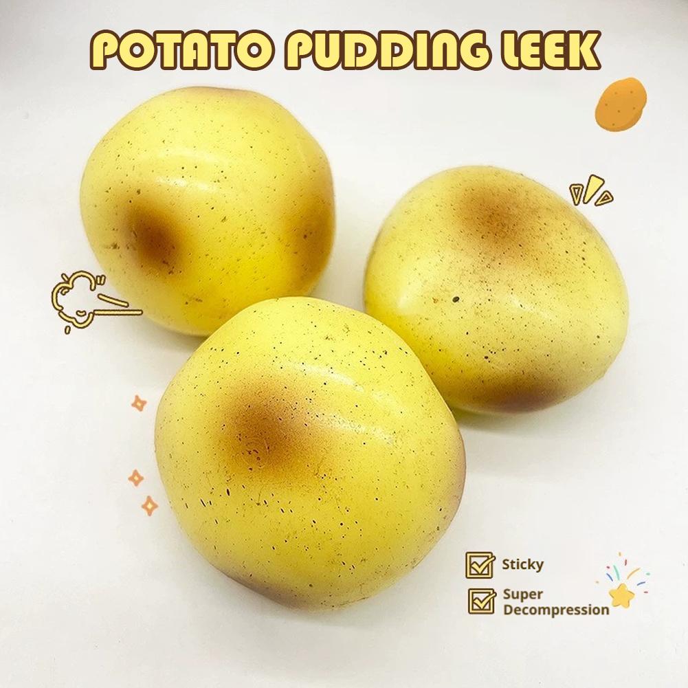 Miela Kawaii Bulvės Squeezy Žaisliukas Minkštas Lėtai Keliantis Suspaudžiamas Streso Malšinantis Sensorinis Fidget Žaislas Vaikams Suaugusiems Juokinga Gimtadienio Dovana