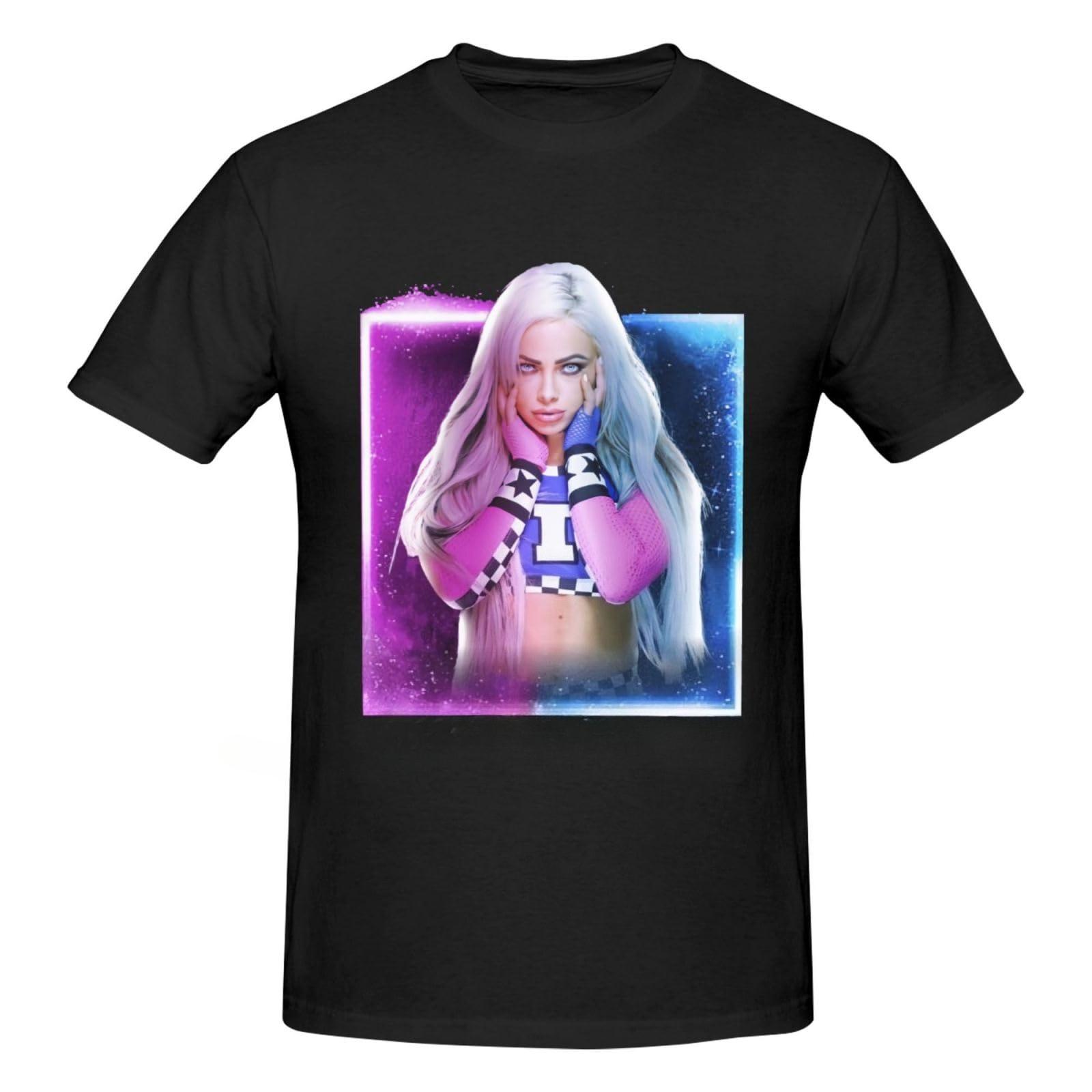Liv Wrestler Morgan Mens TShirts Cotton ShortSleeve Round Neck TShirt Mens Tops Clothing for Men Streetwear Vintage T Shirt S