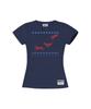 Ssobi Do Blue Semi-Cropped Short-Sleeve Tee [Navy]