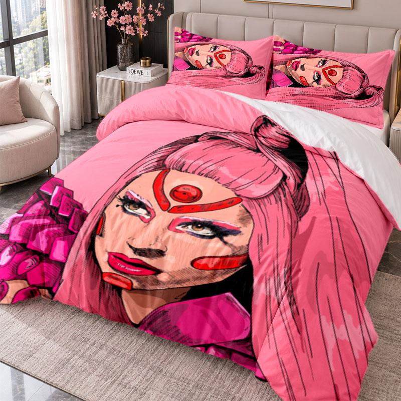 Lady Gaga 3Pcs Bedding Set Duvet Cover With Two Pillowcases For Bedroom Home Decoration