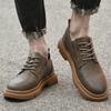 Mode Outdoor Sicherheitsschuhe Atmungsaktive Echtes Leder Arbeitsschuhe Handgefertigte Lässige Oxford Schuhe Schnürschuhe Herren Verschleißfeste Schuhe