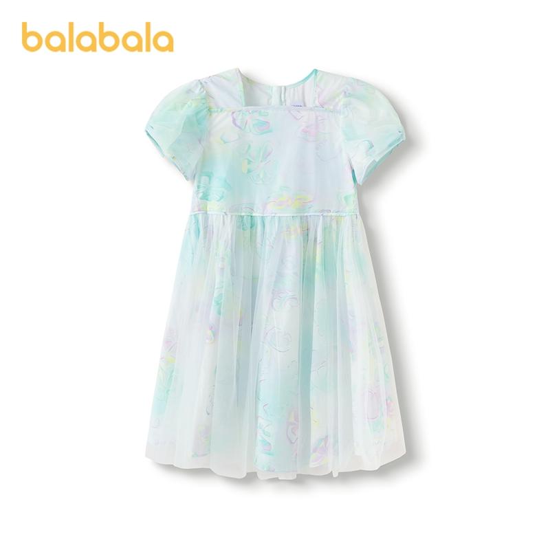 Balabala Children's Dress 2025 Summer
