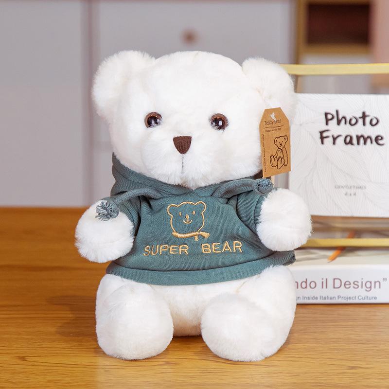 Teddy Bear Plush Hoodie Toy - Dress-up Doll & Huggable Gift