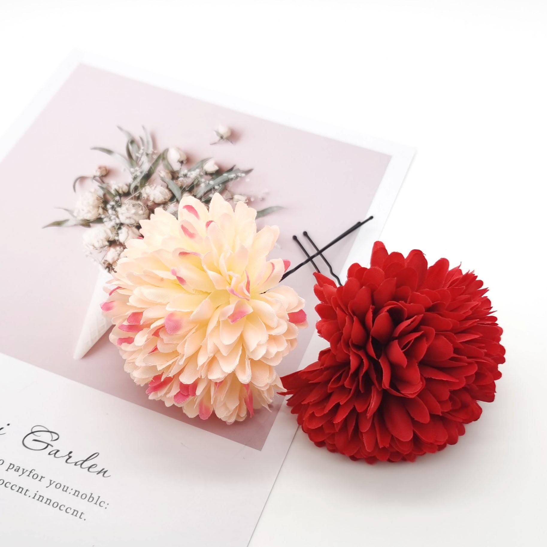 

Chrysanthemum Hairpin: Ancient Style Floral Headdress for Costume & Film Performance