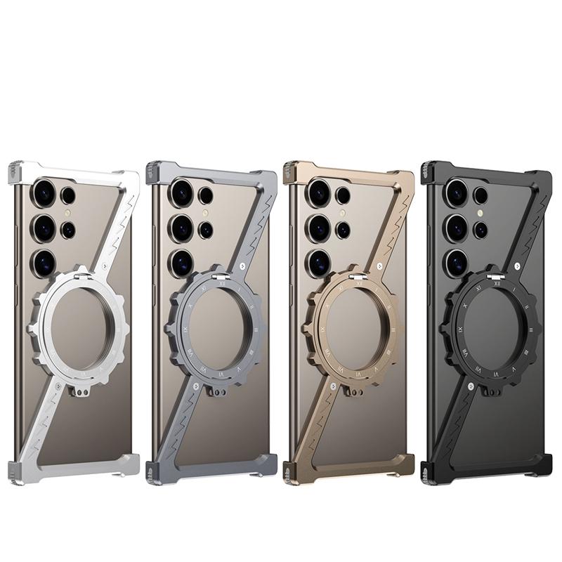 Aluminum Frameless Case with Magnetic Stand