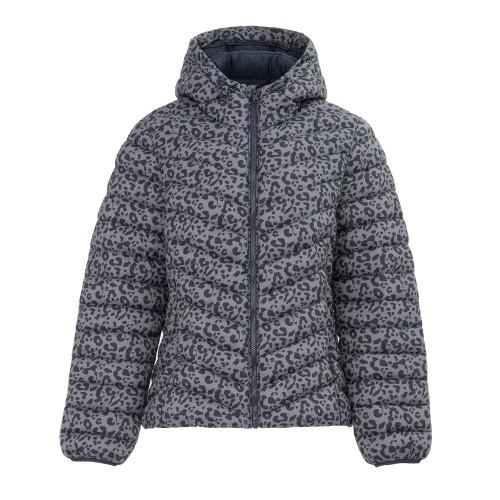 SoulCal Womens/Ladies Bubble Animal Print Nylon Puffer Jacket