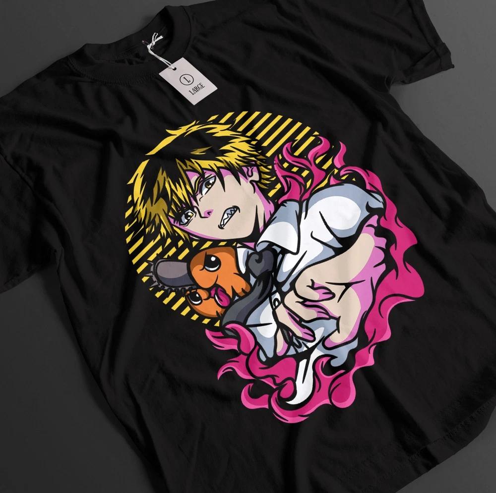 Chainsaw Unisex Shirt Denji TShirt Makima Tshirt Aki Asa Anime Power Unisex Tee S